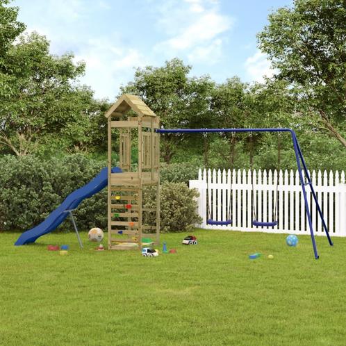 vidaXL Speelhuis geïmpregneerd grenenhout, Kinderen en Baby's, Speelgoed | Buiten | Speeltoestellen, Nieuw, Verzenden