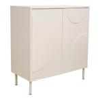Sideboard Holea dressoir 75x70x34 cm beige [en.casa], Huis en Inrichting, Kasten | Dressoirs, Verzenden, Nieuw