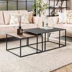 *WOONWINKEL* Metallic Salontafelset Rechthoekig, Huis en Inrichting, Tafels | Salontafels, Verzenden, Nieuw