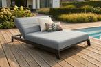 Mexico ligbed - Sunbrella - Light grey - 2 persoons, Verzenden, Nieuw, Overige materialen
