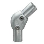 Buiskoppeling Verstelbaar Kniestuk Ø 42,4 mm Zink