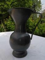 Kruik - Oud tinnen kan met stempel – 19e eeuw – met deksel, Antiek en Kunst, Curiosa en Brocante