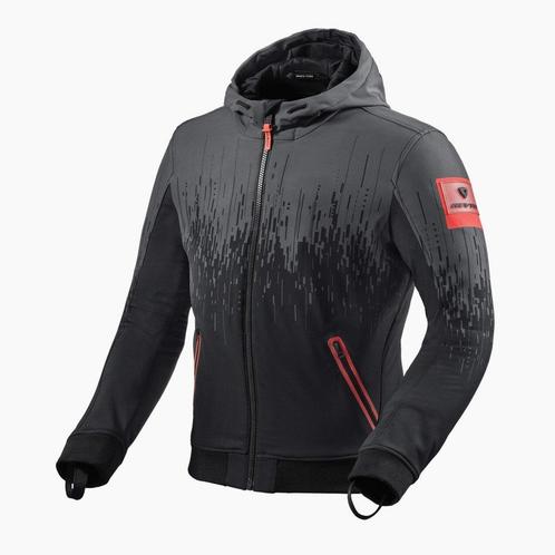 REVIT! Quantum 2 WB Jas Zwart Neon Rood, Motoren, Kleding | Motorkleding, Heren, Nieuw met kaartje, Jas | textiel, Verzenden