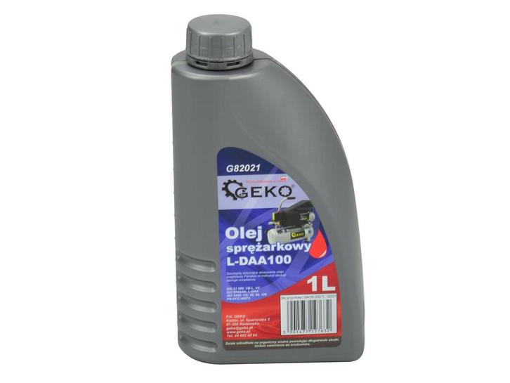 Compressor Olie - 1 Liter - Compressorolie - GEKO, Zakelijke goederen, Machines en Bouw | Pompen en Compressoren, Ophalen of Verzenden