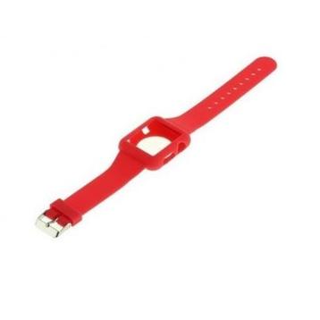 Silicon armband compatibel met Apple Watch 38mm Rood beschikbaar voor biedingen