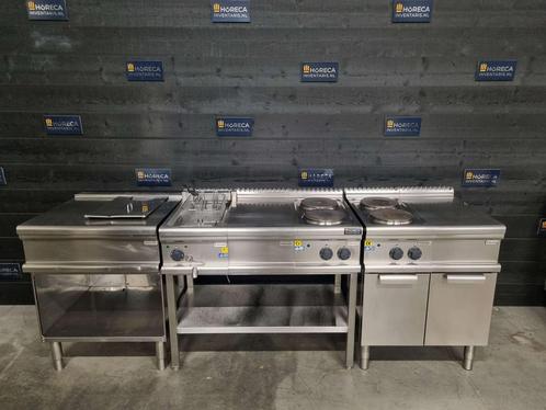 Electrolux kooklijn | 4-pits fornuis, friteuse | elektrisch, Zakelijke goederen, Horeca | Keukenapparatuur, Gebruikt, Fornuis, Frituur en Grillen