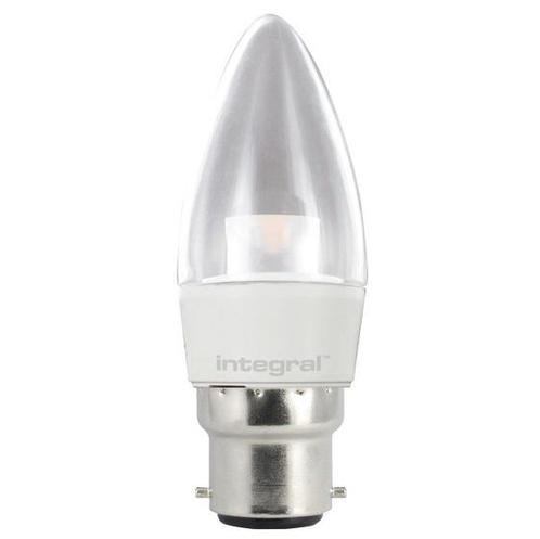 Integral LED kaarslamp B22d 3.4W 250lm 2700K Helder Niet-..., Huis en Inrichting, Lampen | Overige, Nieuw, Ophalen of Verzenden