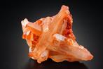 Kwarts vuurbloemachtig met rood hematiet - Hoogte: 68 mm -, Verzamelen, Mineralen en Fossielen