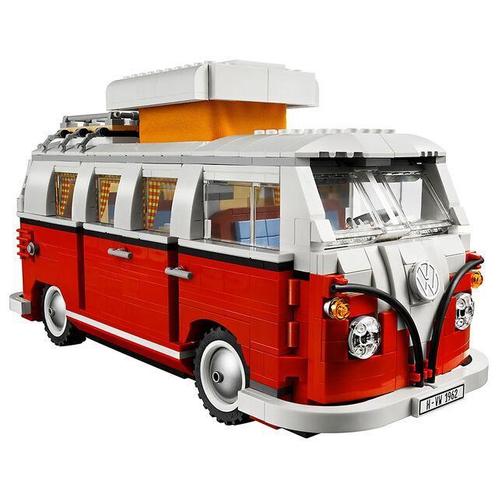 Lego 10220 - Volkswagen T1 Kampeerbus voordebouwers.nl, Kinderen en Baby's, Speelgoed | Duplo en Lego, Complete set, Gebruikt