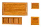 VENTILATIEROOSTER INBOUW TEAK -ARC- oflfine, Watersport en Boten, Ophalen of Verzenden, Nieuw, Zeilboot of Motorboot
