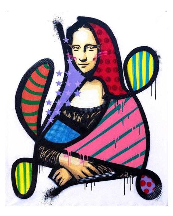 UTOPIA (1983) - MONA LISA morder art, Antiek en Kunst, Kunst | Designobjecten
