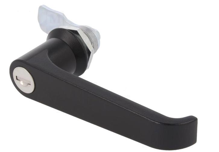 Deurkruk met slot - 21mm - Gelijke sleutels - Zwart, Doe-het-zelf en Verbouw, Deuren en Horren, Overige typen, Nieuw, Metaal, Ophalen of Verzenden