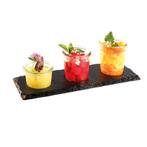 GGM Gastro | (6 stuks) Natuurleisteen plaat - 280x100mm - |, Verzenden, Nieuw in verpakking
