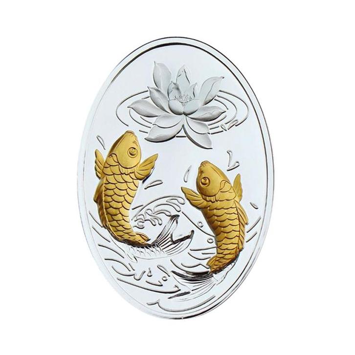 Zilveren munt Prosperity Koi 2022 1 troy ounce, Postzegels en Munten, Edelmetalen en Baren, Verzenden