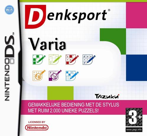 Denksport Varia (DS) 3DS Garantie & snel in huis!, Spelcomputers en Games, Games | Nintendo DS, 1 speler, Zo goed als nieuw, Vanaf 3 jaar