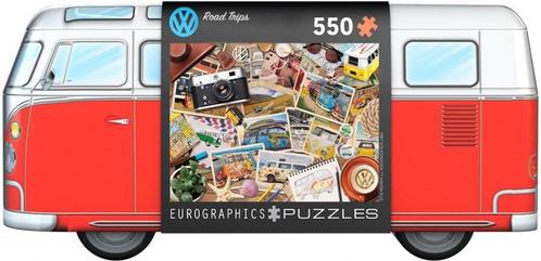 VW Road Trips - Tin Box (550 stukjes) | Eurographics -, Hobby en Vrije tijd, Denksport en Puzzels, Nieuw, Verzenden