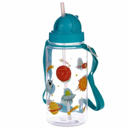 Drinkbeker met rietje Ruimte NIEUW, Huis en Inrichting, Keuken | Servies, Nieuw, Ophalen of Verzenden