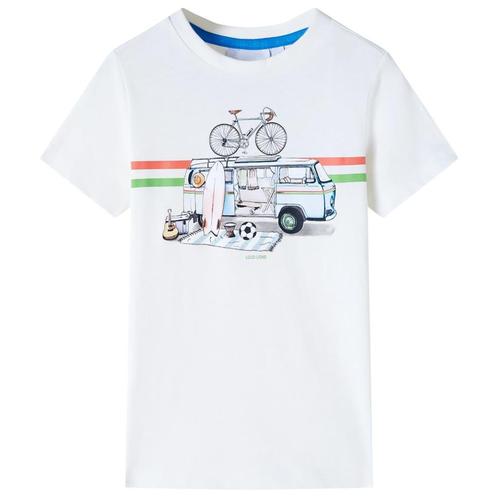 vidaXL Kindershirt 140 ecru, Kinderen en Baby's, Kinderkleding | Overige, Nieuw, Verzenden