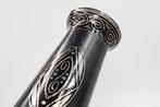 Kralik Silver-painted Glass Vase-1910 - 37 cm - Vaas - Glas, Antiek en Kunst