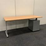 Complete set bureau 180x80 cm, met NIEUW blad en Nieuw