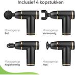 Lafe Massage gun / Massage apparaat met 4 Opzetstukken en 8, Ophalen of Verzenden, Nieuw