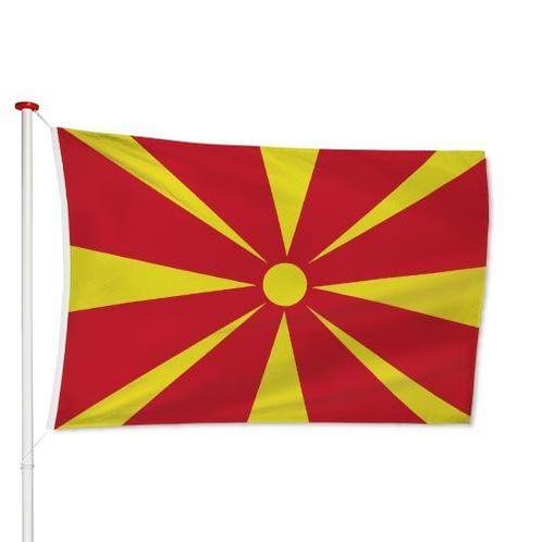 Macedonische Vlag 40x60cm, Diversen, Vlaggen en Wimpels, Nieuw, Verzenden