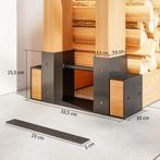 2-delige Set Haardhoutrek Voor Binnen 33,5 X 10 X 15,5cm Bra, Huis en Inrichting, Haarden, Verzenden, Nieuw