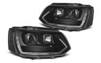 Koplamp unit LED tube VW T6 Look geschikt voor T5 Black, Verzenden, Nieuw, Volkswagen