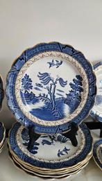 Booths - Tafelservies voor 6 (34) - Echte oude wilg -, Antiek en Kunst