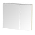 Spiegelkast Tiger S-line 80 cm Met 2 Deuren Hoogglans Wit, Doe-het-zelf en Verbouw, Ophalen of Verzenden, Nieuw, Bad