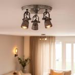 Messing Plafonniere Westham Antiek Zilver Binnenverlichting, Huis en Inrichting, Lampen | Plafondlampen, Verzenden, Nieuw