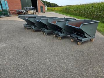 Kiepbak kantelbak spanenbak heftruck 400 liter beschikbaar voor biedingen