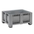 Kunststof Palletbox Grijs 1200 x 1000 x 600 mm 4 poten - 430, Doe-het-zelf en Verbouw, Hout en Planken, Verzenden, Nieuw