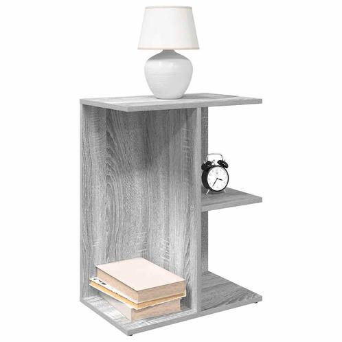 vidaXL Nachtkastje 46,5x29x61 cm bewerkt hout grijs sonoma, Huis en Inrichting, Slaapkamer | Nachtkastjes, Nieuw, Hout, Verzenden