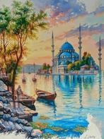 L. Costa (XX-XXI) - Crepuscolo sulla Moschea, Antiek en Kunst