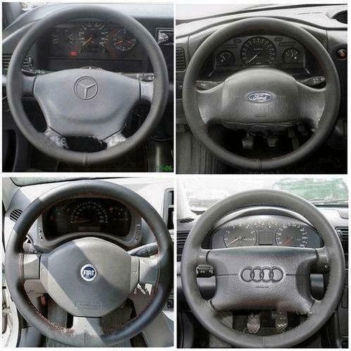 Echt leder stuurhoes, voor het vastnaaien uit 1 stuk leer..., Auto-onderdelen, Interieur en Bekleding, Nieuw, Alfa Romeo, Amerikaanse onderdelen