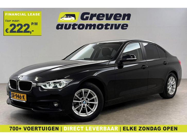 BMW 3 Serie 318i Executive | LED | Clima | Cruise |, Auto's, BMW, Te koop, Automaat, Financial lease, Benzine, Zwart, Verzenden
