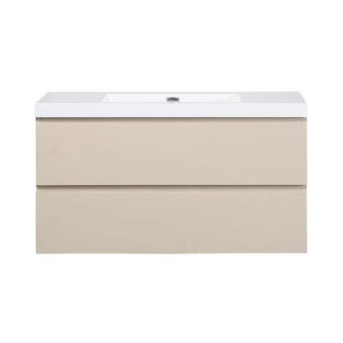 Badkamermeubel Summer 100cm mat beige zonder kraangat, Doe-het-zelf en Verbouw, Sanitair, Verzenden