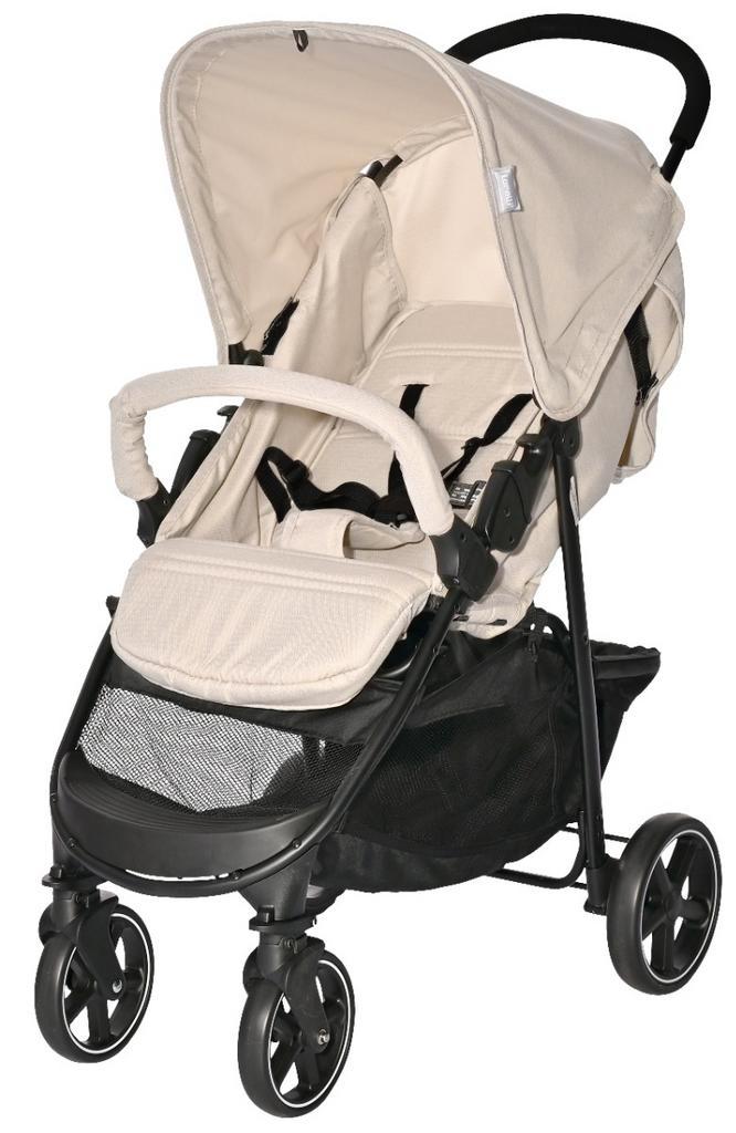 Lorelli Rome Warm Beige Wandelwagen, Kinderen en Baby's, Buggy's, Nieuw, Verzenden