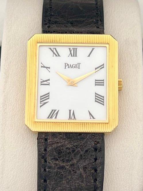 Piaget - Protocole 18K Gold Tank - 8154 - Unisex - 1980-1989, Sieraden, Tassen en Uiterlijk, Horloges | Heren
