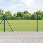 vidaXL Hexagon hek Groen 1x100 m Staal, Verzenden, Nieuw, IJzer
