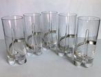 Drinkset - .800 zilver - Karaf en vijf drinkglazen, Antiek en Kunst