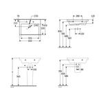 Wastafel Villeroy & Boch Subway 3.0 47x65x16.5 cm Wit Alpin, Ophalen of Verzenden, Nieuw