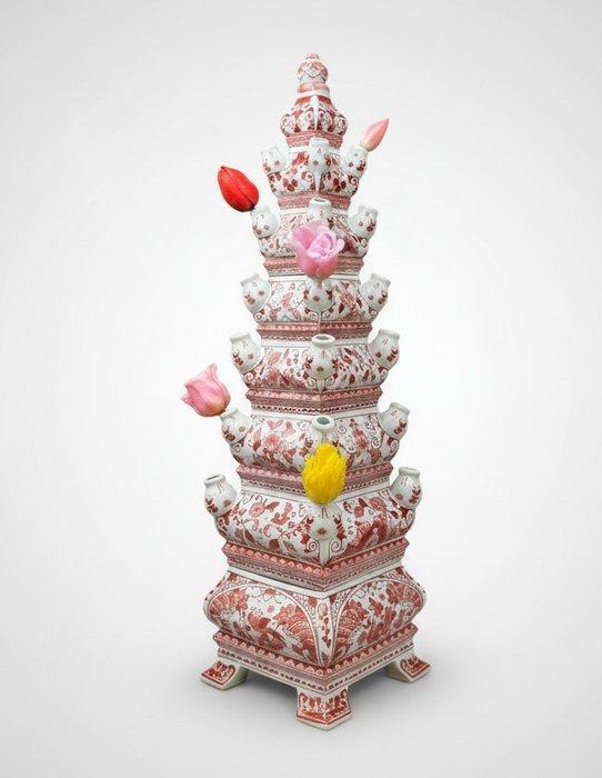 Vaas - Porselein - Tulpenvaas XL (80 cm), Antiek en Kunst, Kunst | Designobjecten