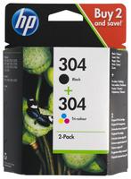 HEMA Cartridge HP 304 zwart/kleur - 2 stuks, Verzenden, Nieuw