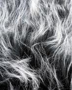 Imitatie Bont Langharig Black Frost, Nieuw, Zwart