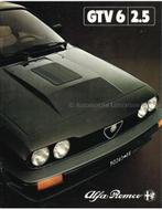 1982 ALFA ROMEO GTV6 2.5 BROCHURE NEDERLANDS, Boeken, Auto's | Folders en Tijdschriften, Nieuw, Alfa Romeo, Author