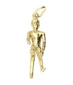 Gouden Wandelaar ketting hanger, Verzenden, Nieuw