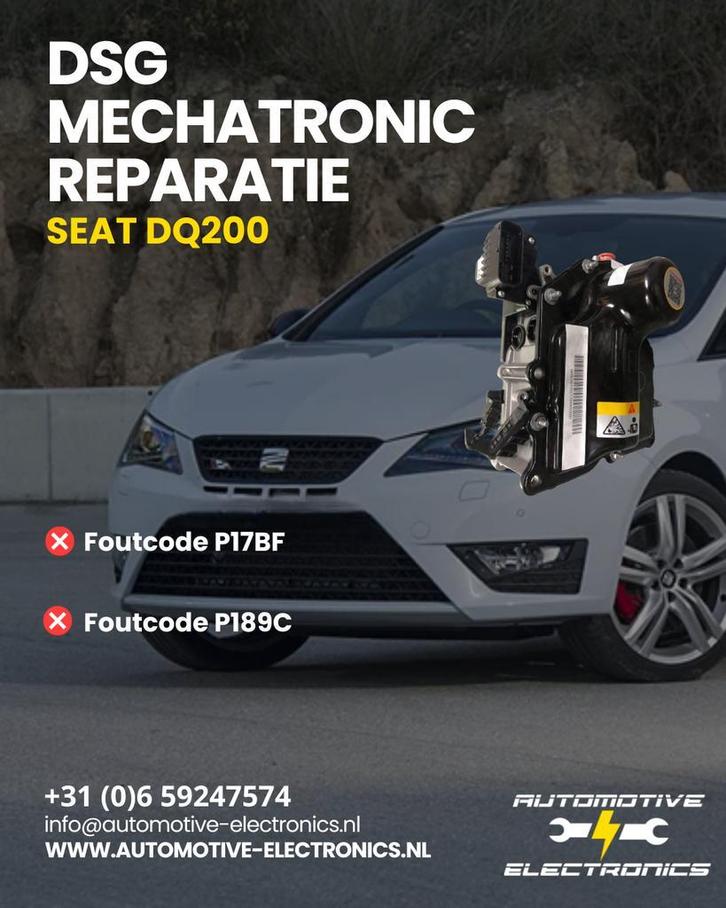 DSG Mechatronic reparatie DQ200 0AM927769D P17BF,P189C, Auto-onderdelen, Elektronica en Kabels, Gereviseerd, Audi, Seat, Volkswagen