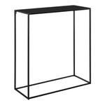 Consoletafel sidetable metaal 92x80x32 cm zwart mat